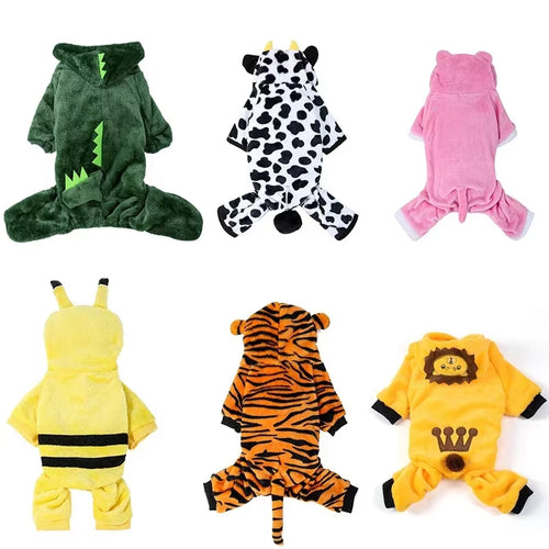 Coral Fleece Cosplay Costume for Pet Clothing for Small Dogs Puppy Cats Clothes Chihuahua Yorkshire Costume Coat