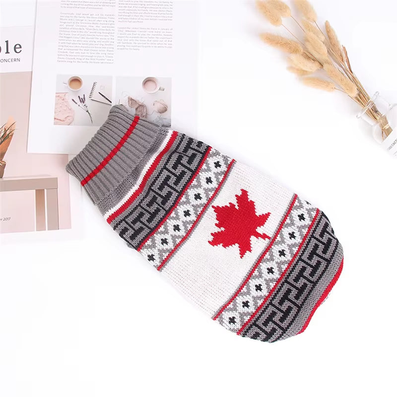 Christmas Cat Sweater Winter Warm Pet Costume for Cats Kedi Katten Sphynx Clothing Mascotas Clothes for Dog Animals Ropa De Gato